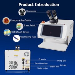 200W/100J Jewelry Spot Laser Welder Laser Welding Machine for Gold Silver Metal