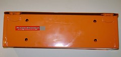 5A3OR STEEL ORANGE TRACTOR TOOL BOX for Allis Chalmers Kubota Kioti Tractor Ind