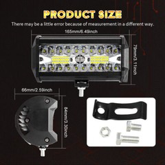 12V 7inch 80W LED Work Light Headlight fit John Deere Case New Holland Tractor