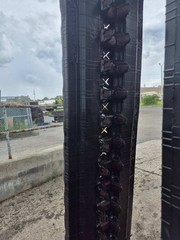 Used Rubber Track 320x86x49 Zig Zag Pattern Cheap Replacement Track