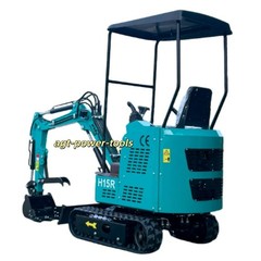 AGT H15R Mini Excavator Digger 13.5HP Gas RATO Engine Pilot Control System 1 Ton