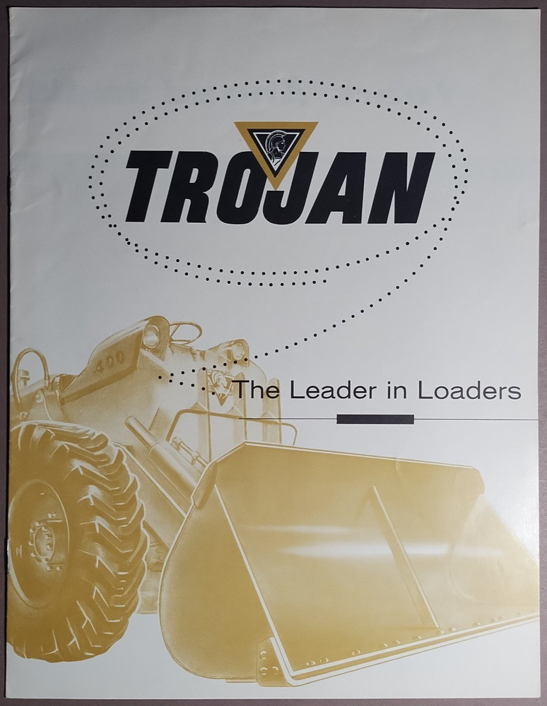 1950s Trojan Front End Loader Brochure Catalog Yale & Towne Batavia NY B5-72