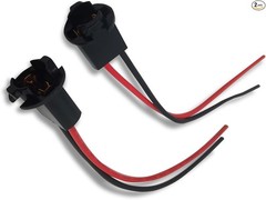 Pre-Wired Bulb Socket with Pigtail Wire, Plastic and Pure Copper License Plate o