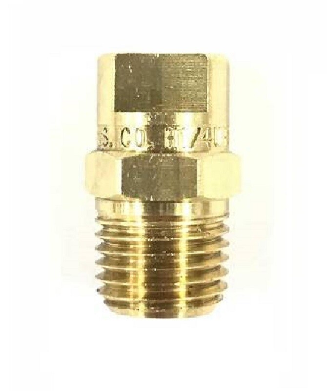 TeeJet Veejet Brass 15° Nozzle Spray Tip 1/4″ MPT w/ 50 Mesh Strainer