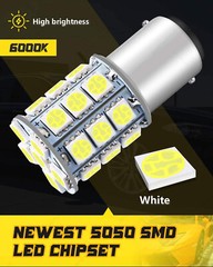 2 Bright White LED Light Bulbs for Bobcat T740, T770, T870 rear worklight 12V US