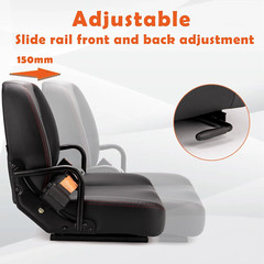 Universal Forklift Seat,Tractor Seat,With Hip Restaint,Micro Switch and Safety B