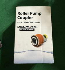 Delavan #90200 Roller Pump Coupler 1-3/8″ PTO X 5/8″ Shaft
