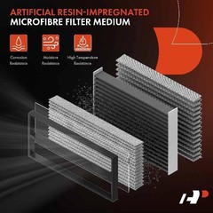 Engine Air Filter Compatible with 2009 2010 2011 3.8L, Replace# 281133M000, 2811