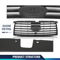 Subaru Forester Front Bumper Grille 2006-2008 Gray Silver Painted 91121SA082