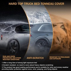 Hard Tri-Fold Tonneau Cover 2005-2015 Toyota Tacoma 5FT Bed