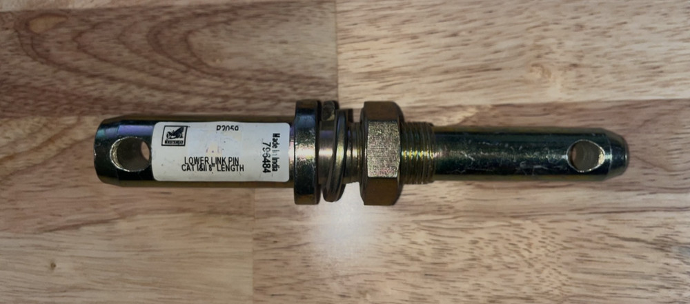 Lower Link Pin – Part Number P2059 – CAT I & II 8″ Length – New