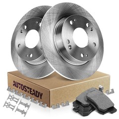6PC Rear 10.24 Brake Rotors Ceramic Pads 06-15 Civic Acura ILX CSX 31420 537