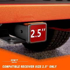 GWTAUTO 2.5″ Hitch 6″ Drop 2″ 2-5/16″ Balls Black