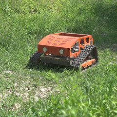 Remote control automatic lawn mower 9hp 45° climbing adjustable mowing height