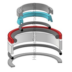 7J612-64400 Seal Kit For Kubota BX25D BX1880 BX2380 L340S LA344 Bucket Cylinder