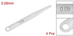 Thickness Feeler Gauge 0.09 mm Stainless Steel Measure Tools for Gap Width 4PC