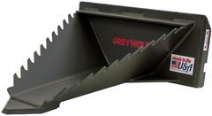 GreyWolf Mini Skid Steer Stump Bucket – 24″ Wide – Made in USA