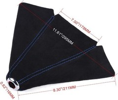 Suede Leather Shift Boot with Black Stitch Manual or Auto Gear Sh Color: Black
