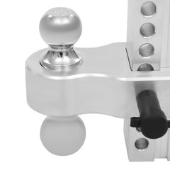 Modern Adjustable Trailer Hitch 2.5in Receiver 2 Ball Heads 26500lbs Truck Tow