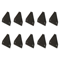 Qty 10: Sickle Sections Fits Ford/New Holland Replaces 491-203325
