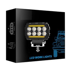 2x Powerful 4.5” LED Work Light Fit Truck Flood Light 12V 24V Tractor lights