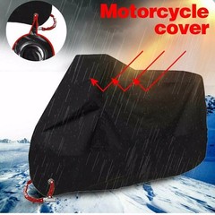 3XL Motorcycle Cover Waterproof Heavy Duty For Winter Outside Storage Snow Rain(