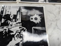VINTAGE B&W CLEVELAND MACHINE INSPECTION TOOL PHOTO INDUSTRIAL OLD PICTURES