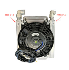 AGT Radiator Fan Hydraulic Oil Cooler Fan For 1-1.8ton Mini Excavator Attachment