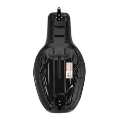 Seat Cushion Rider Driver Passenger Seat Harley Dyna Street Bob Wide Glide Black