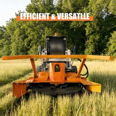 Wolverine 72″ HD Forestry Disc Mulcher Brush Cutter Skid Steer Attachment