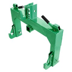 Uimoso 3-Point Quick Hitch with 2″ Receiver for Category 1 & 2 Tractors, 3000lb