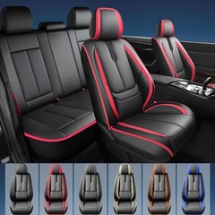 Acura RSX 2022-2026 All Weather Seat Covers Black Red Waterproof Leather Airbag