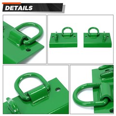For John Deere 1025R 2032R 3320 2520 2210 Compact Tractor Bucket Hooks D Rings