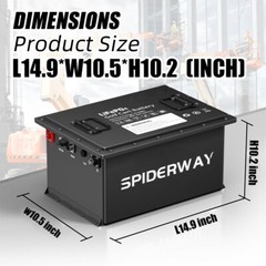 24V(25.6V) 105Ah LiFePO4 Lithium Battery for Genie Skyjack JLG Boom Scissor Lift