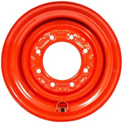 9.75X16.5 Rim/Wheel for 12-16.5 Tire – Bobcat Orange Color 6 3/4″ Offset