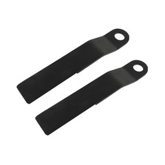 2pcs Heavy Duty Steel Mower AR400 For King Skidsteer Brush Hog Cutter Blades