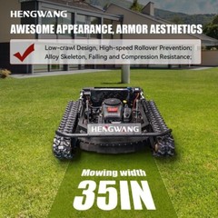 Remote Control Gasoline Lawn Mower All Terrain Outdoor Off-Road Reclamation
