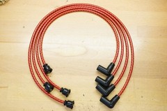 Red Belly Ford Tractor Early 8N 2N 9N Deluxe Cloth Copper Spark Plug Wire Set