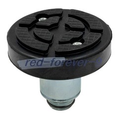 4X Car Lift Rubber tray Heightening Feet Plus High Leg Pads Shaft Diameter 50mm