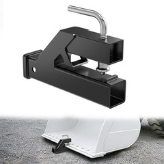 2200 LBS, 2”Trailer Hitch Receiver For Forklift Bucket & Tractor Bucket, Bolt On