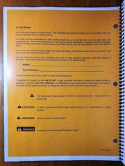 Woods 60-4 M60-4 Rotary Cutter Mower Owner Operator & Parts Manual F-7570 6/88