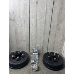 5 on 5 Bolt Circle Drum Kits w/ 10″ Lt & Rt Electric Brake 3500 lbs Trailer Axle