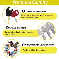 135 All-Inclusive Heavy Equipment Keys Master Set Full Coverage ConstructionKeys
