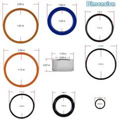 6803329 Hydraulic Lift Cylinder Seal Kit for Bobcat 742 743 753 444 500 520 642