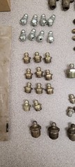 John Deere New and Used Grease Zerk Fitting Assortment 90s 45s multiple sizes