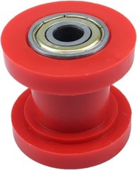Red 8mm Chain Tensioner Guide Roller Pulley for 125cc 140c Color: RedSize: 8mm