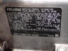 2016 Isuzu 4LE2 Turbo Diesel Engine GOOD RUNNER! VIDEO! Common Rail