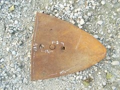 Universal Plow shovel lister board 13 1/4″ x 14 1/2″ bought in pile of JD Parts