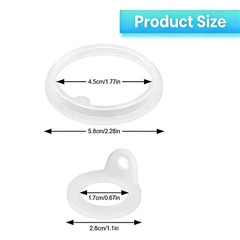 BOSORIO 6pcs Gaskets Compatible with TAKEYA Actives 18oz 22oz 24oz 32oz 40oz Wat