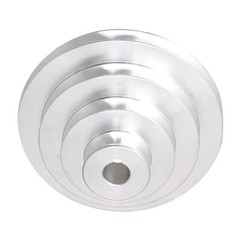 Homeswitch Aluminum 16mm Bore 4 Step A Type V-Belt Pagoda Pulley Belt Outer…